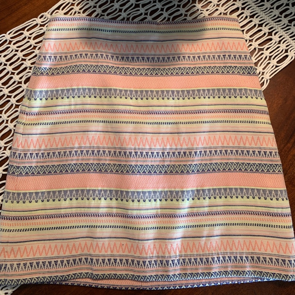 Multi-Colored Patterned Skirt